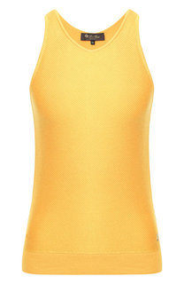 Топ из смеси шелка и хлопка Loro Piana
