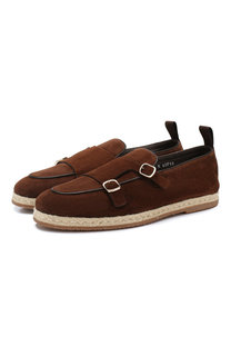 Замшевые эспадрильи Santoni