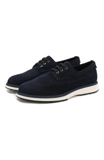 Замшевые дерби Santoni