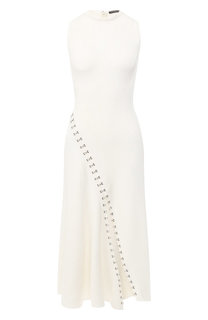 Платье из вискозы Alexander McQueen