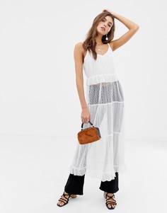 Платье миди на бретелях Glamorous - Белый