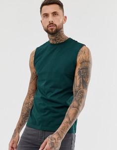 Зеленая майка из органического хлопка ASOS DESIGN - Зеленый