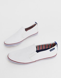 Белые кеды-слипоны Ben Sherman - Белый
