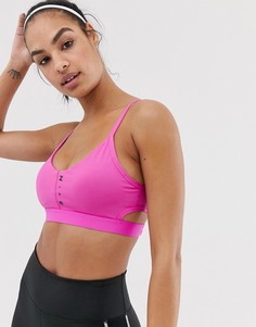 Розовый бюстгальтер Nike Training - Розовый