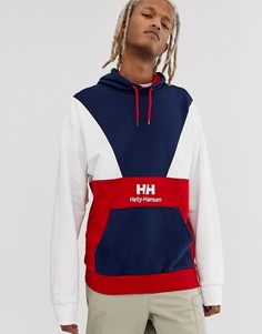 Худи в стиле ретро (красный/белый) Helly Hansen Urban - Красный