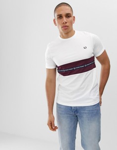Белая футболка с логотипом Fred Perry - Белый