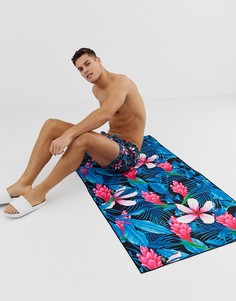 Полотенце с цветочным принтом South Beach - Мульти