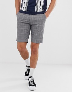 Серые шорты в клетку Burton Menswear - Серый