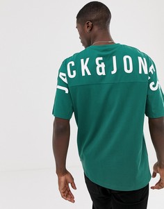 Зеленая футболка с логотипом Jack & Jones Core - Зеленый