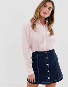 Рубашка бойфренда в полоску Jack Wills - Розовый