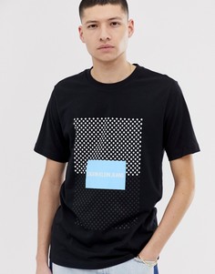Футболка классического кроя с логотипом Calvin Klein Jeans - Черный