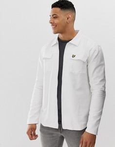 Белая джинсовая рубашка на молнии Lyle & Scott - Бежевый