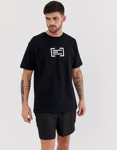 Черная футболка Pull&Bear X Primavera Sound - Черный