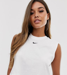 Белый укороченный топ Nike - Белый