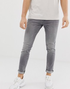 Серые джинсы скинни с заниженной талией Esprit - Серый