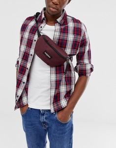 Сумка-кошелек на пояс винного цвета Eastpak doggy - Красный