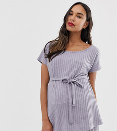 Комбинируемый топ для дома с открытыми плечами ASOS DESIGN Maternity - Синий
