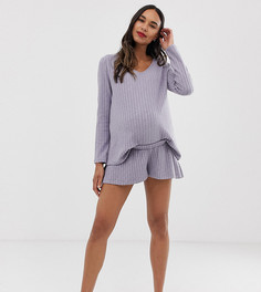 Комбинируемые шорты для дома ASOS DEISGN Maternity - Синий