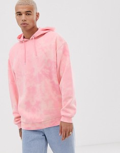Oversize-худи пастельно-розового цвета ASOS DESIGN - Розовый