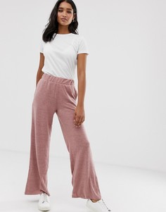 Мягкие брюки с широкими штанинами Vila - Розовый