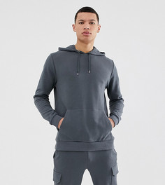 Черный спортивный костюм скинни с карманами карго ASOS DESIGN Tall - Черный