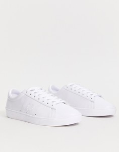 Кожаные кроссовки Fred Perry Spencer - Белый