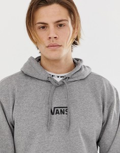 Серый худи с логотипом Vans - Серый