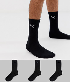 3 пары черных носков Puma 7312200 - Черный