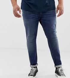 Темные джинсы скинни ASOS DESIGN Plus - Синий