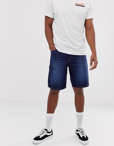 Темно-синие джинсовые шорты ASOS DESIGN - Синий