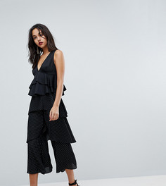 Брюки с оборками River Island Rhiannon - Мульти