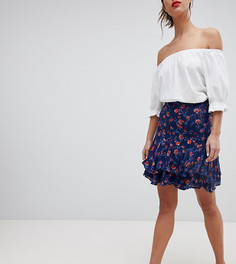 Мини-юбка с цветочным принтом Esprit - Мульти