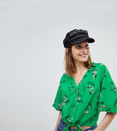 Рубашка с принтом гепарда и завязками River Island - Зеленый