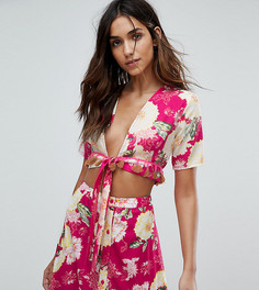 Пляжный топ с завязкой Boohoo - Мульти