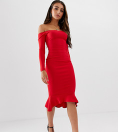 Платье с открытыми плечами Missguided - Красный