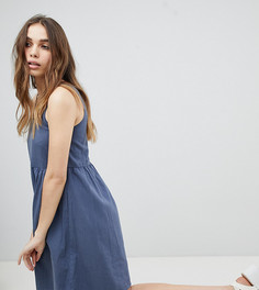 Свободное джинсовое платье Monki - Синий