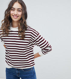 Свитшот в полоску Pull&bear - Кремовый