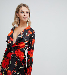 Платье мини с цветочным принтом Missguided - Мульти