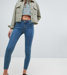 Синие джинсы скинни с заниженной талией Pull&bear - Синий