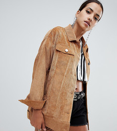 Коричневая вельветовая куртка Missguided - Коричневый