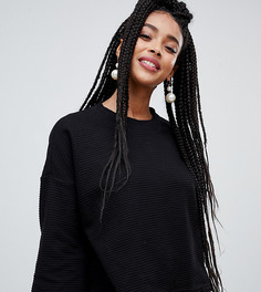 Черный oversize-свитшот Monki - Черный