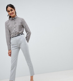 Брюки с ремнем Bershka - Серый