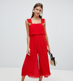 Шифоновый комбинезон New Look - Красный