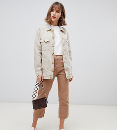 Прямые вельветовые брюки Stradivarius STR - Бежевый
