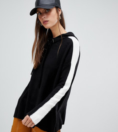 Трикотажный худи черного цвета River Island - Черный