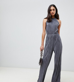 Серый плиссированный комбинезон Miss Selfridge - Серый