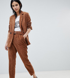 Вельветовые брюки Bershka - Коричневый