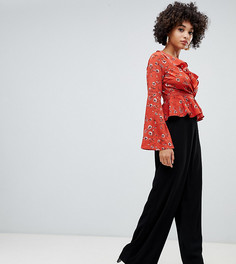 Черные широкие брюки Missguided - Черный