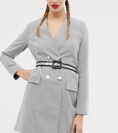 Прозрачный ремень с черной окантовкой Missguided - Черный