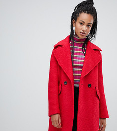 Красное фактурное пальто Esprit - Красный